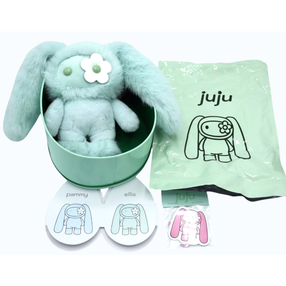 CJ Hendry Juju Easter ELLIS Mint Green Sold Out Limited Edition Plush Keychain